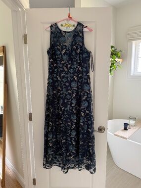 Maggy London Embroidered Floral Dress